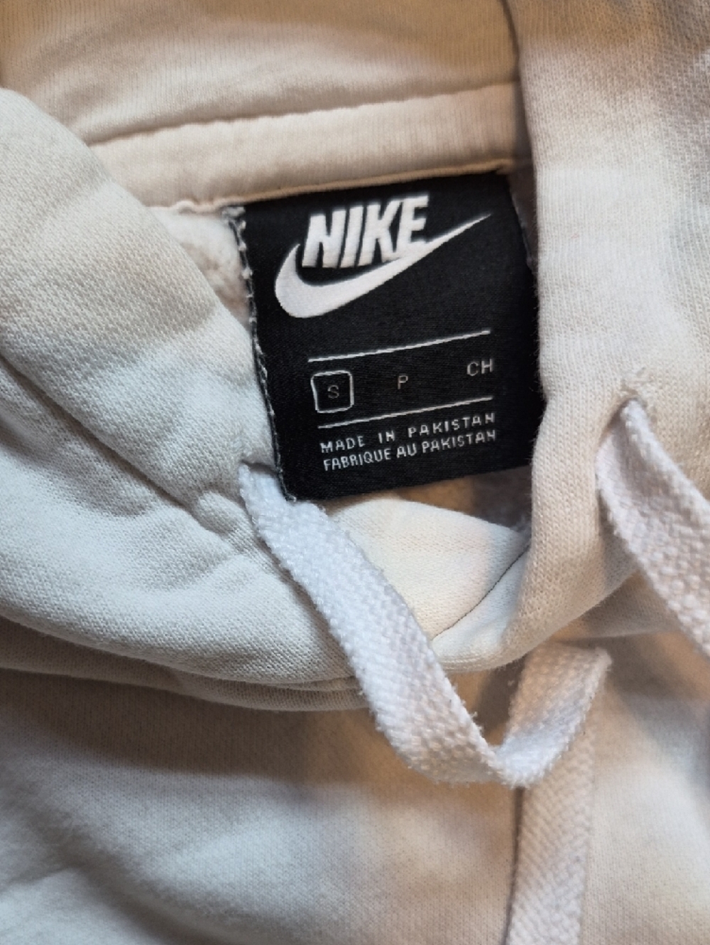 Nike White Men's Hooded Pullover Sweatshirt - Picture 2 of 5